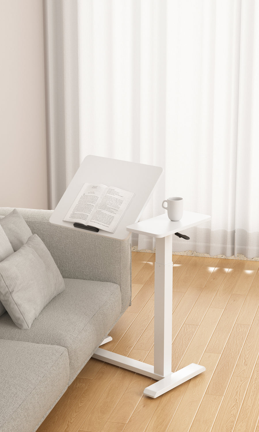 Standing Desk SF2508 — Escritorio Elevable con Tapa Reclinable — Zohan