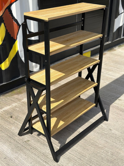 Mesa estante 2 en 1 — mesa convertible en estantería