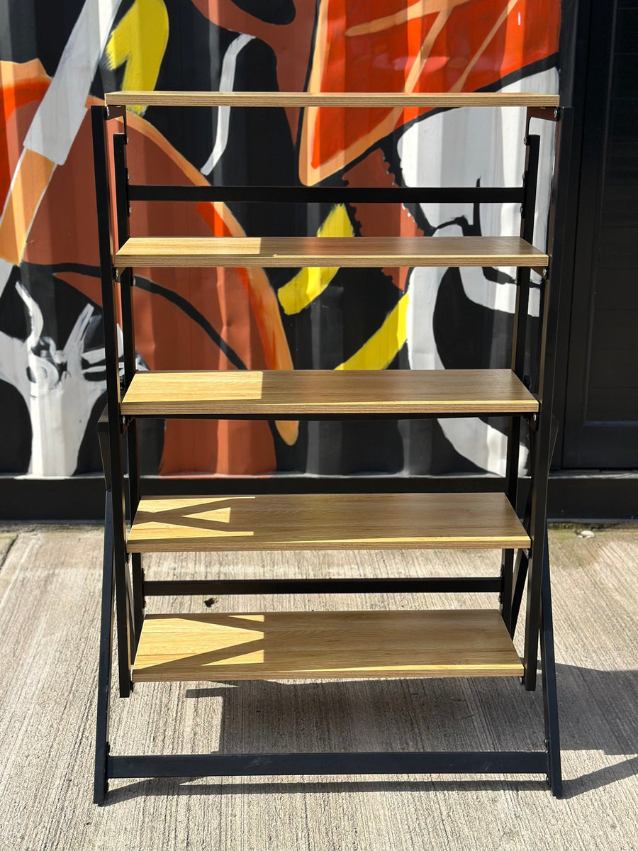 Mesa estante 2 en 1 — mesa convertible en estantería